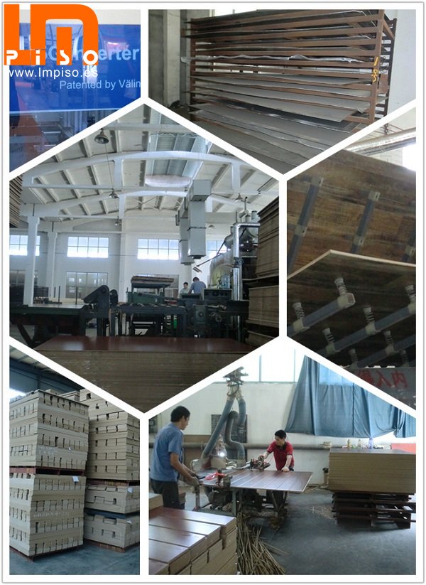 China 7mm 8mm 12mm pisos laminados proveedor