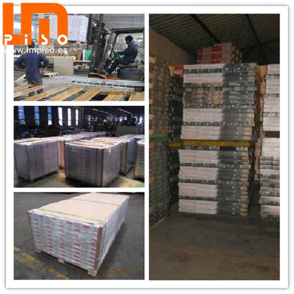 Pisos laminados vertical de small embossed superficie verde core board color cerezo