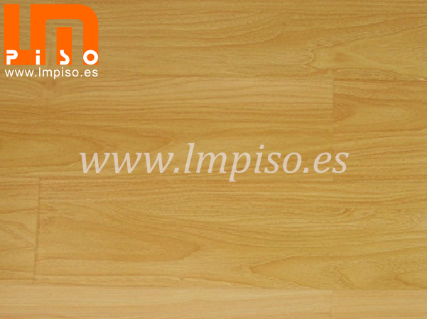 Piso laminado de shinning finish artística haya dorado