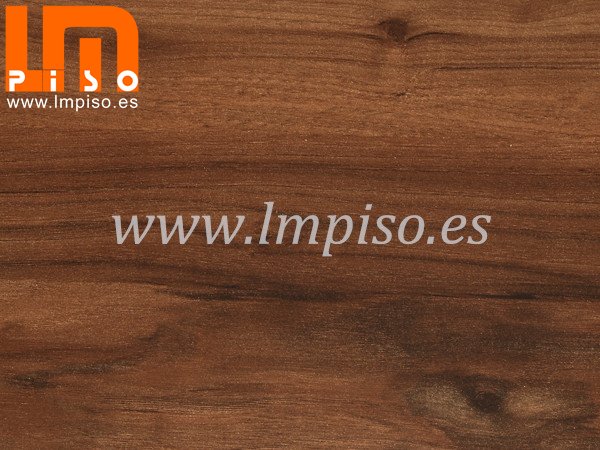 Piso laminado crystal con biselados de arce oscuro