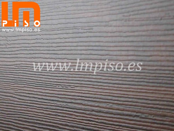 Fácil lock suelos laminados domestíco de texturizado encerado del color teak