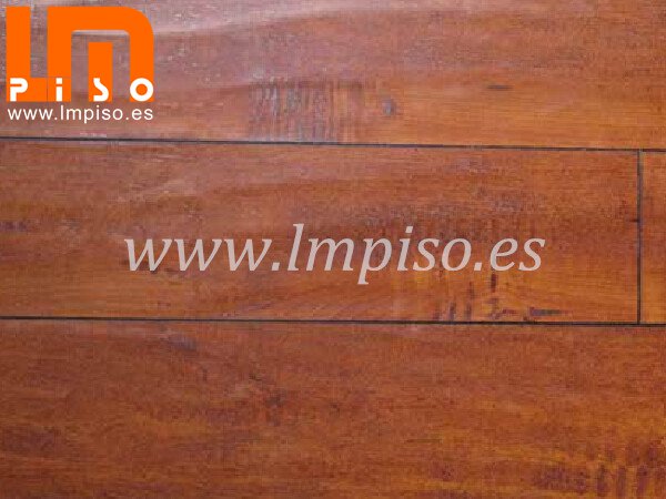 Suela laminada handscraped superficie pressed v groove  AC4 s