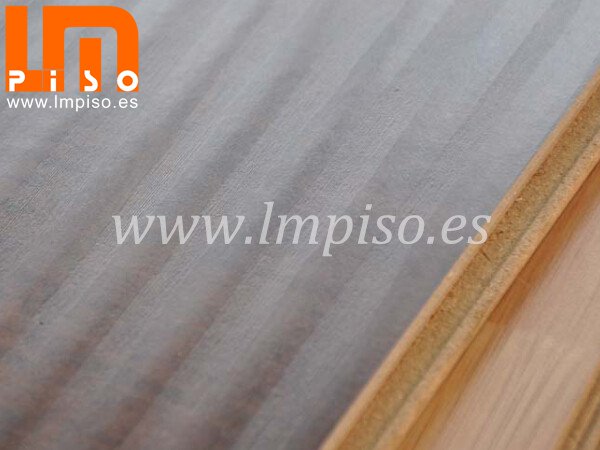  Piso laminado de madera handscraped surface pressed v groove arc clic