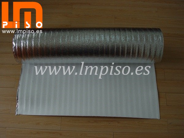 Base aislante 2mm EPE espuma un lado con Aluminio capa para p