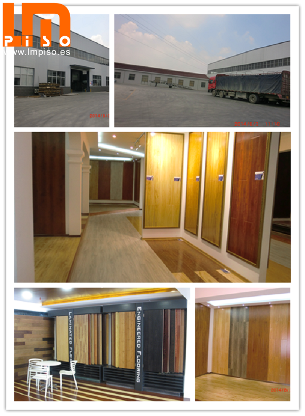 China 7mm 8mm 12mm pisos laminados proveedor